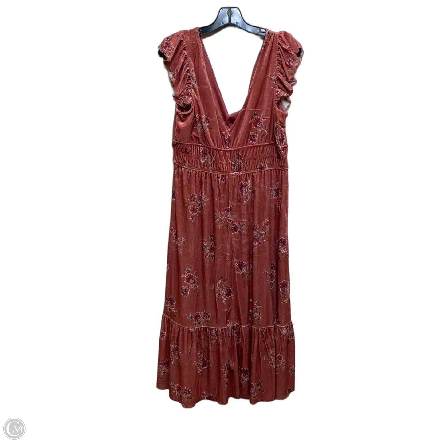 Dress Casual Midi By Francesca’s In Pink, Size: L