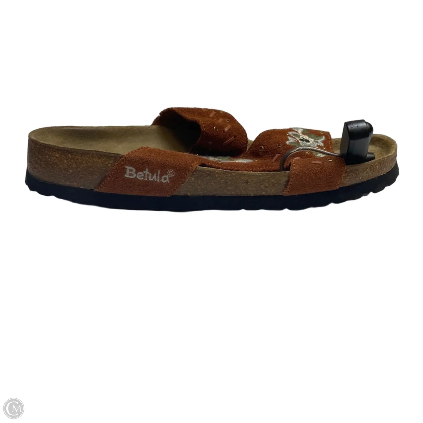 Sandals Flats By Birkenstock In Brown, Size: 6
