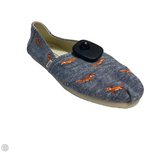 Shoes Sneakers By Toms In Blue & Orange, Size: 7.5