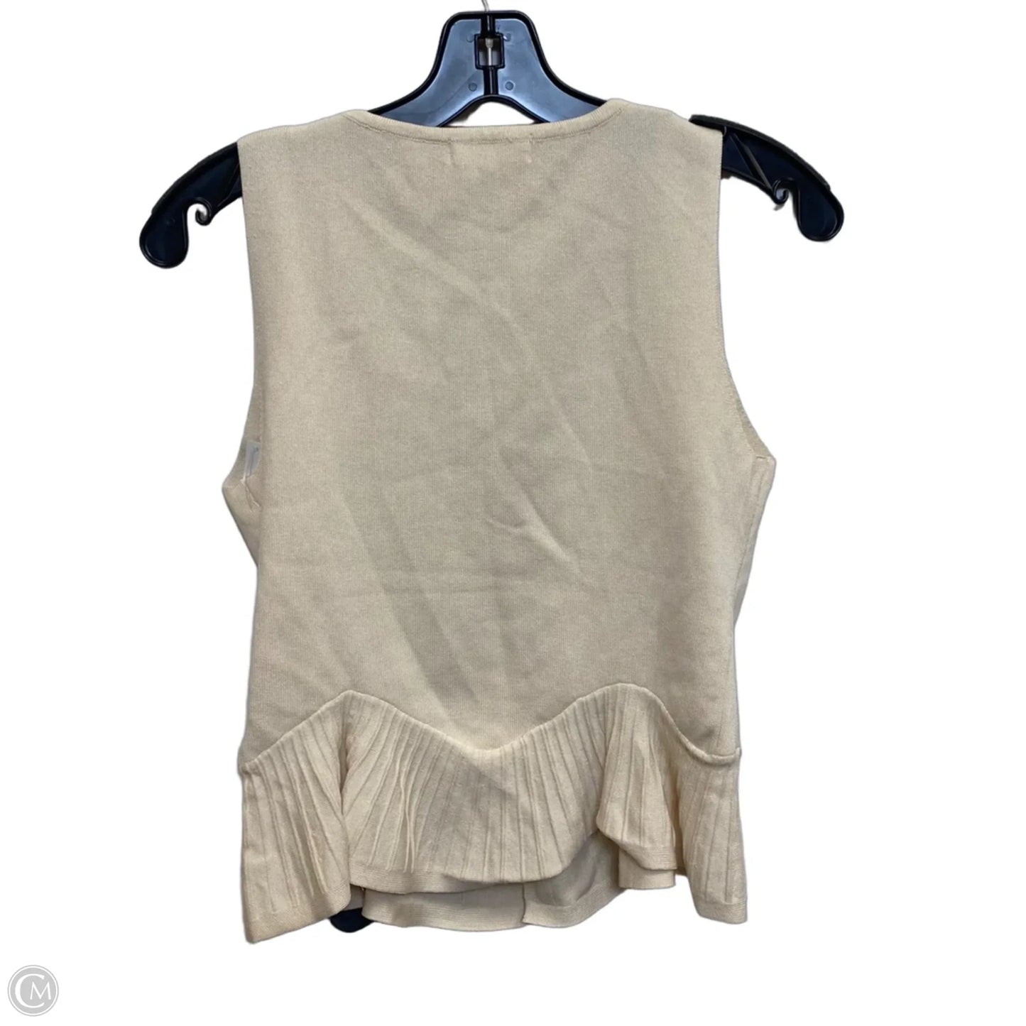 Top Sleeveless By Illa Illa In Cream, Size: S