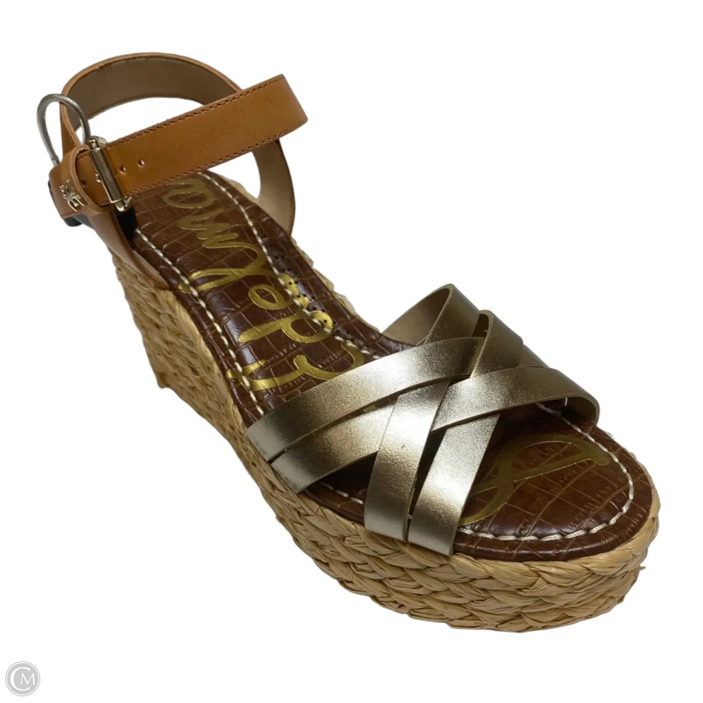 Shoes Heels Wedge By Sam Edelman In Gold, Size: 9.5
