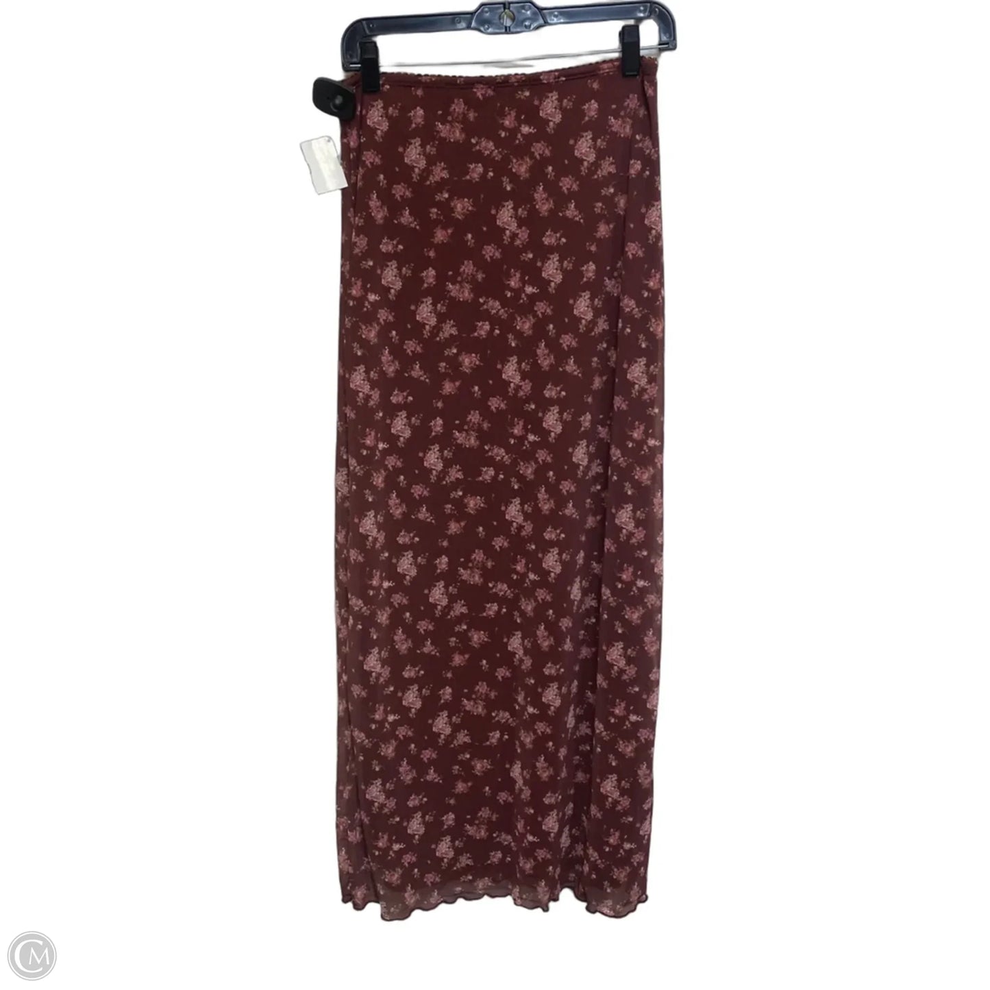 Skirt Maxi By Originality In Brown, Size: M