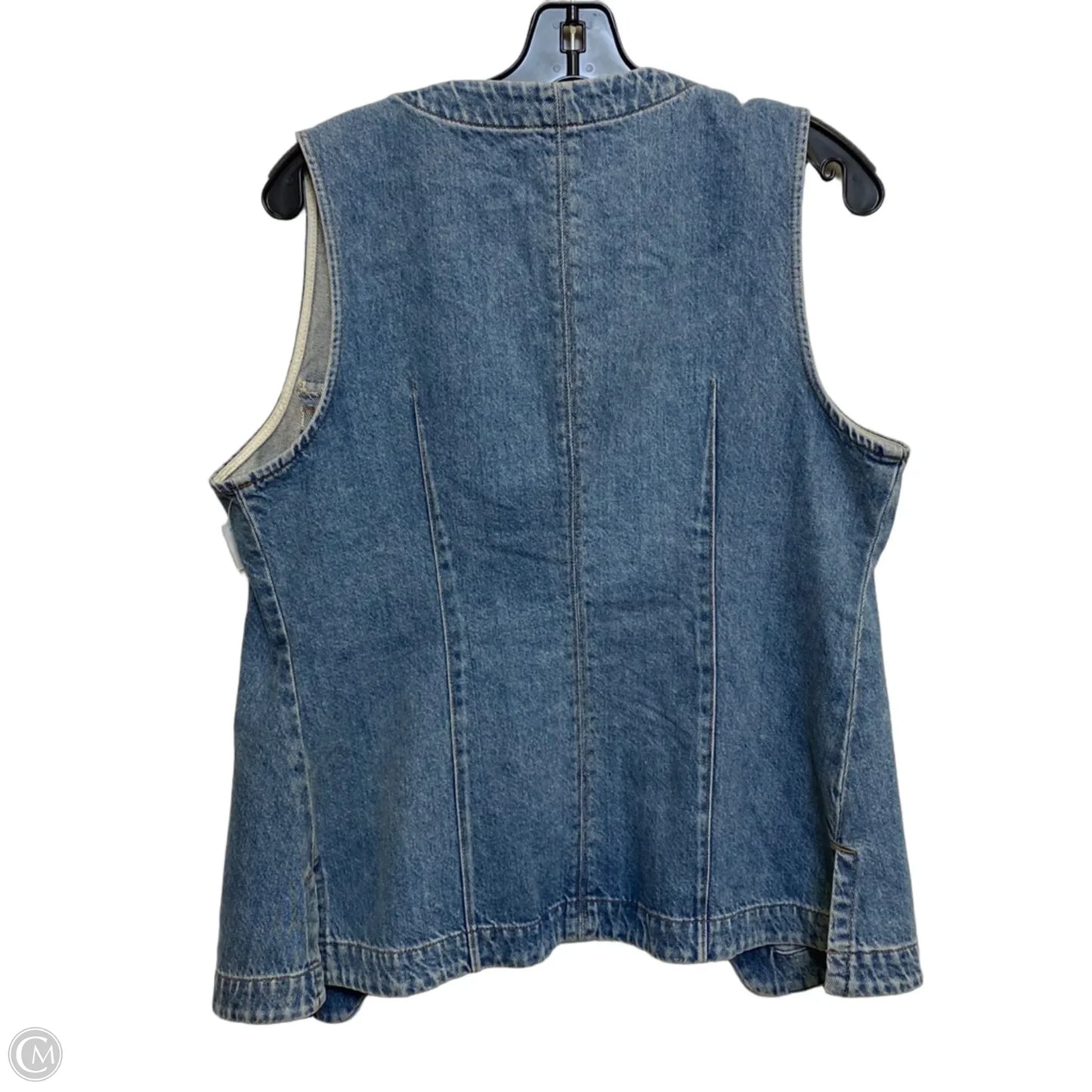 Vest Other By Madewell In Blue Denim, Size: M