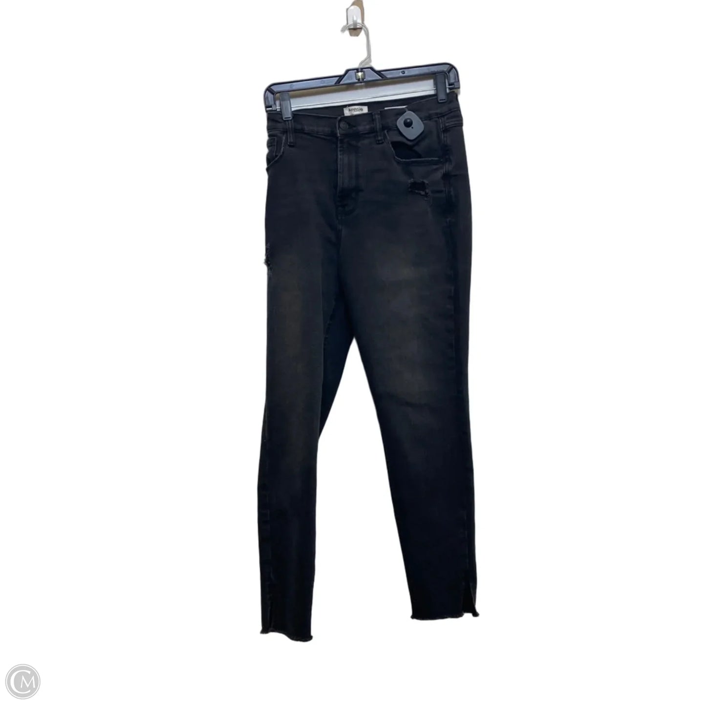 Jeans Skinny By Kensie In Black Denim, Size: 10