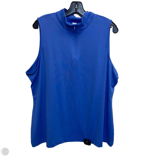 Athletic Tank Top By Lulu B In Blue, Size: 1x