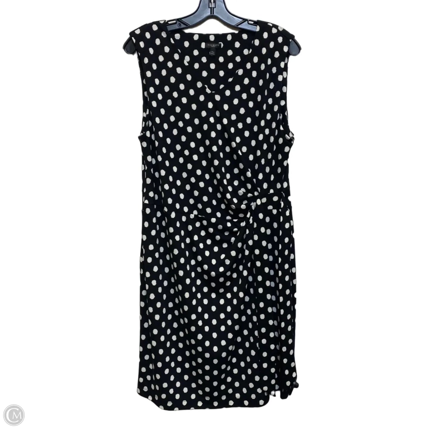 Dress Casual Short By Talbots In Black & White, Size: Xlp