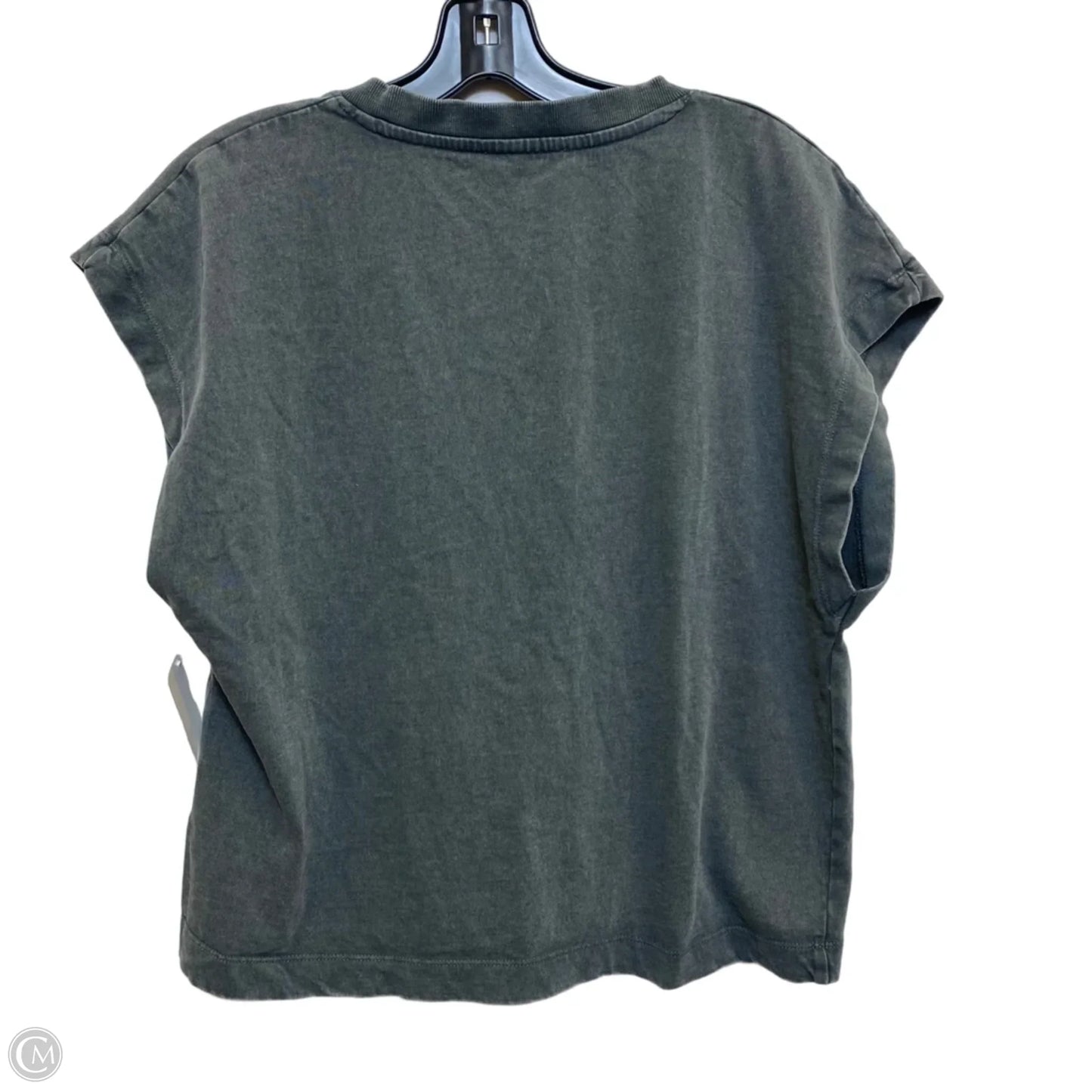 Top Short Sleeve By Zara In Grey, Size: M