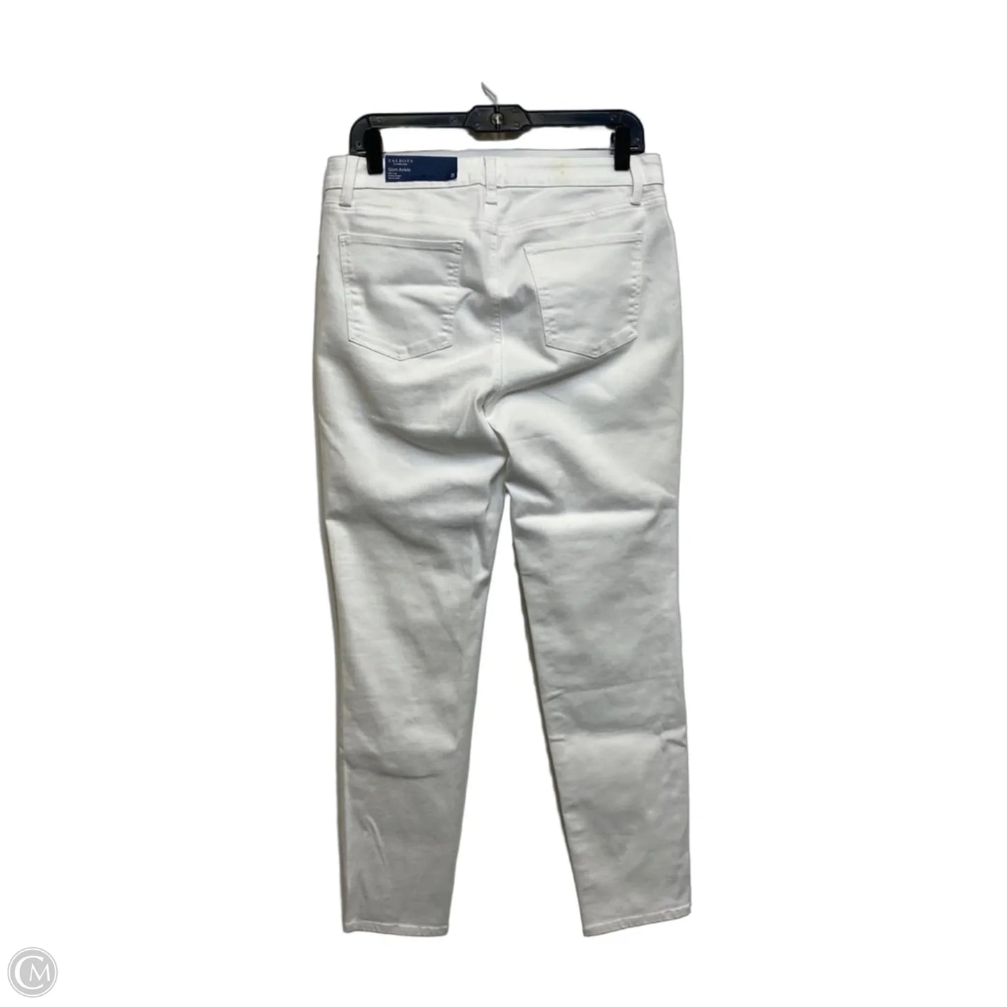 Jeans Skinny By Talbots In White Denim, Size: 8