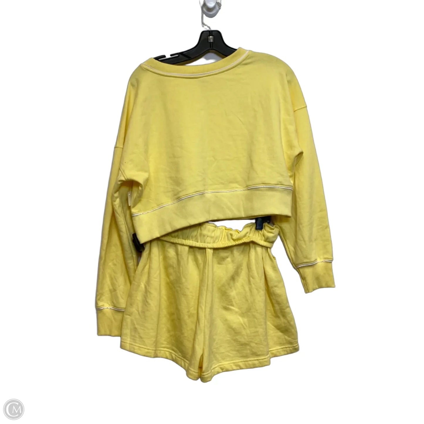 Shorts Set By Urben Rebel In Yellow, Size: L
