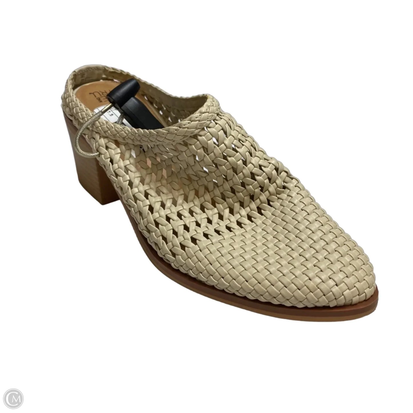 Shoes Heels Block By Time And Tru In Cream, Size: 7.5