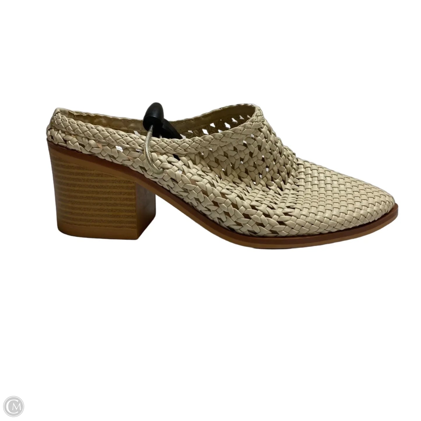 Shoes Heels Block By Time And Tru In Cream, Size: 7.5