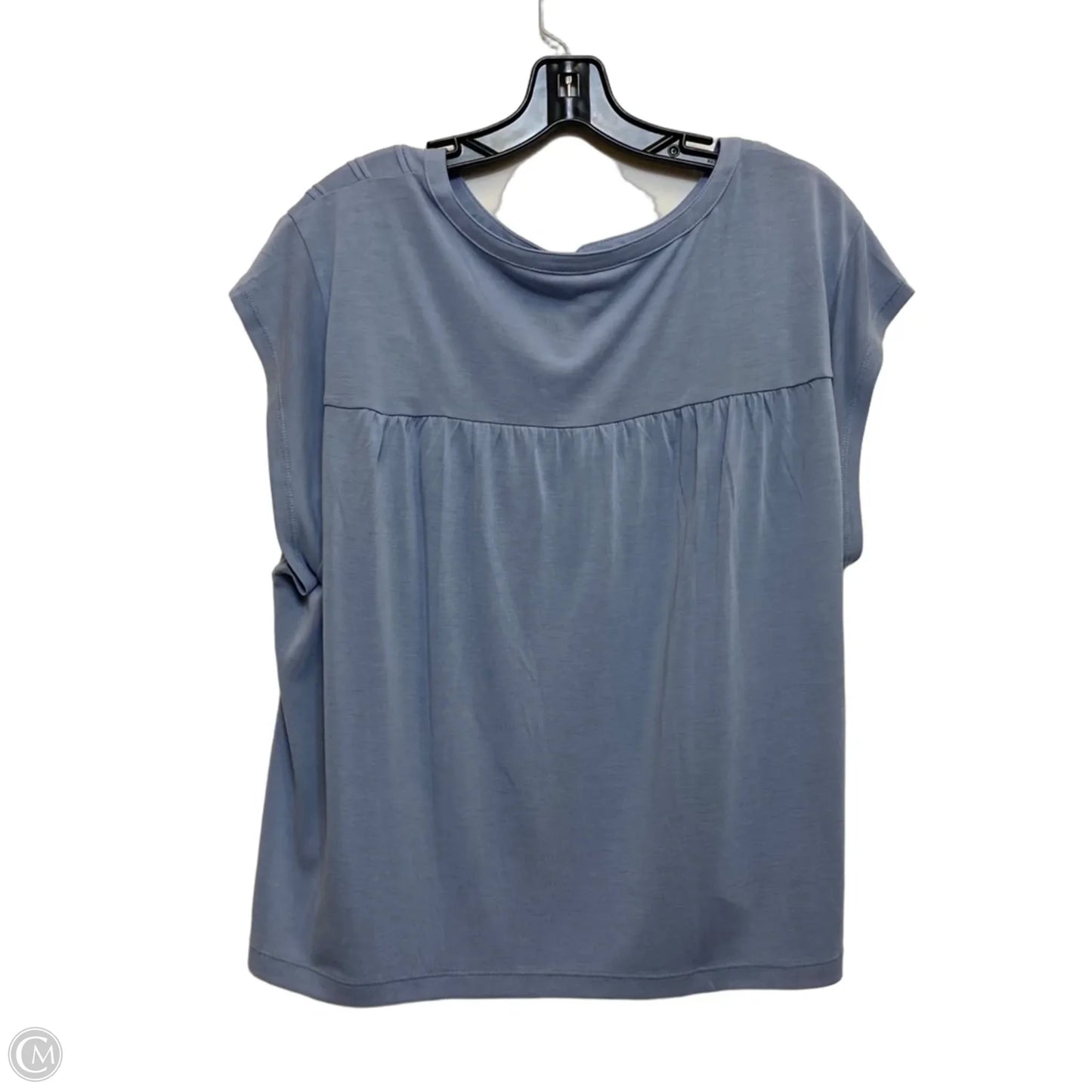 Top Short Sleeve By Lucky Brand In Blue, Size: Xl