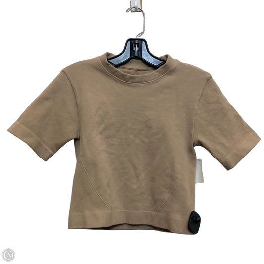 Top Short Sleeve By Everlane In Brown, Size: M
