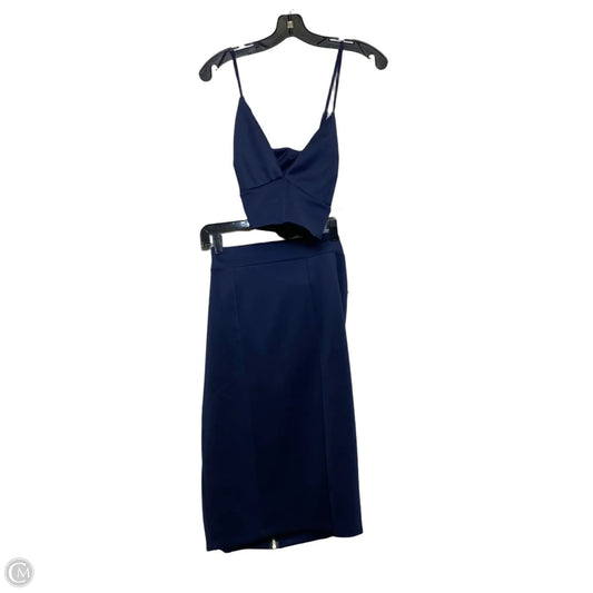 Skirt Set 2pc By Venus In Blue, Size: L