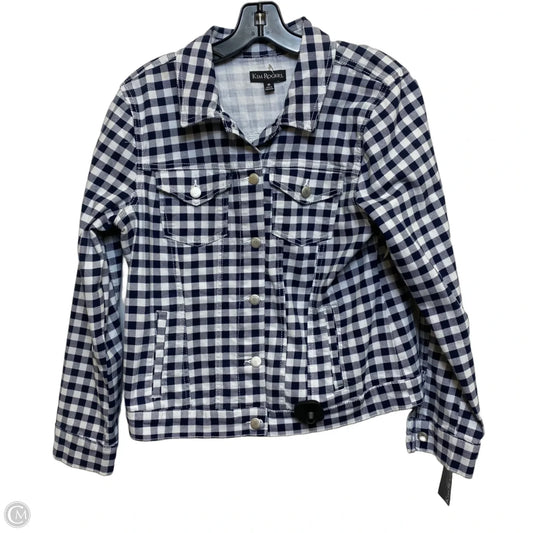 Jacket Other By Kim Rogers In Blue & White, Size: M