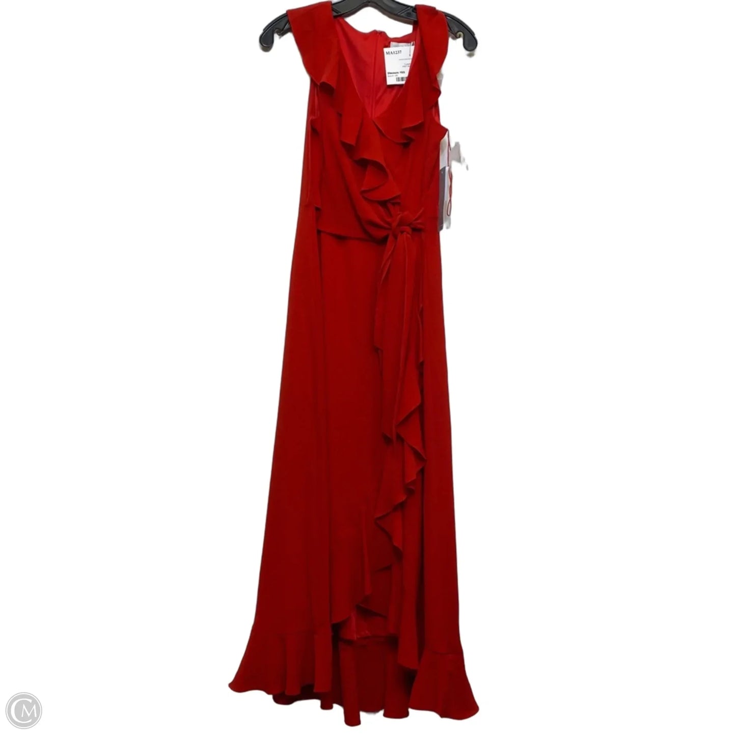 Dress Casual Maxi By London Times In Red, Size: M