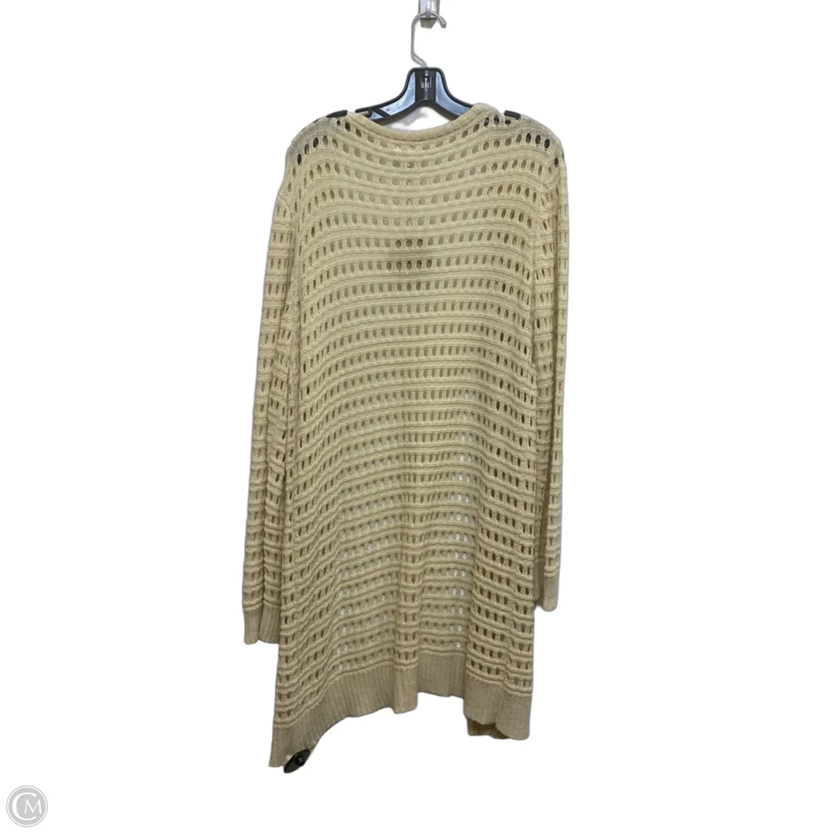 Cardigan By Bibi In Cream, Size: Xl