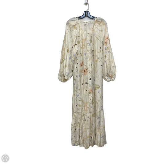 Dress Casual Maxi By H&m In Cream, Size: Xxl