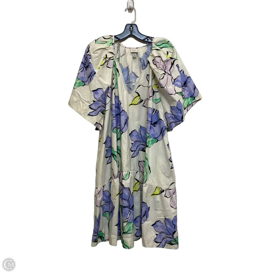 Dress Casual Short By A New Day In Purple & White, Size: 2x
