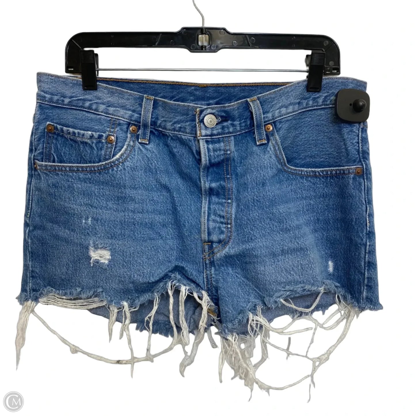 Shorts By Levis In Blue Denim, Size: 12