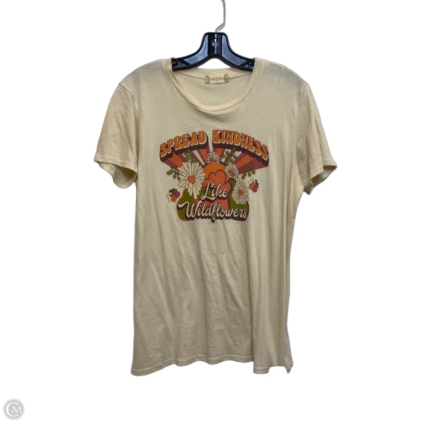 Top Short Sleeve Basic By Altard State In Cream, Size: S