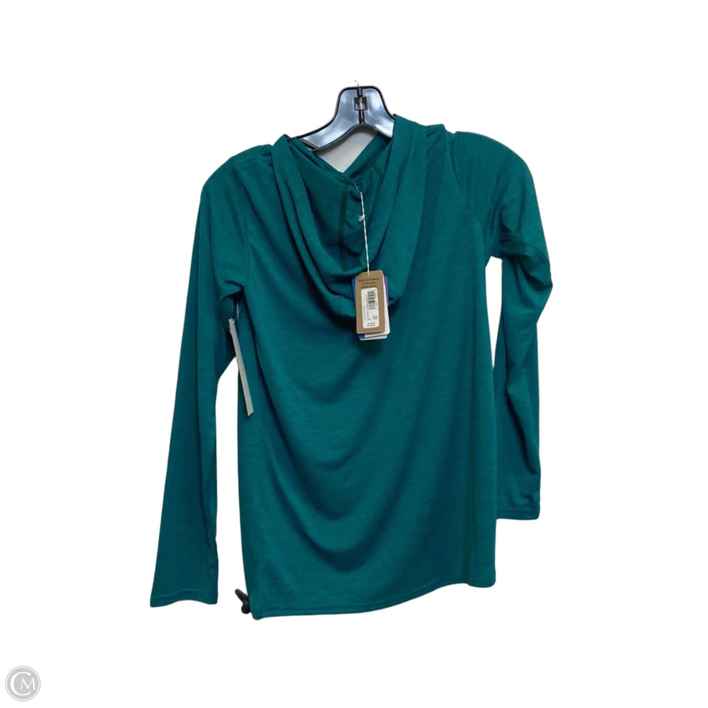 Athletic Top Long Sleeve Hoodie By Patagonia In Green, Size: Xs