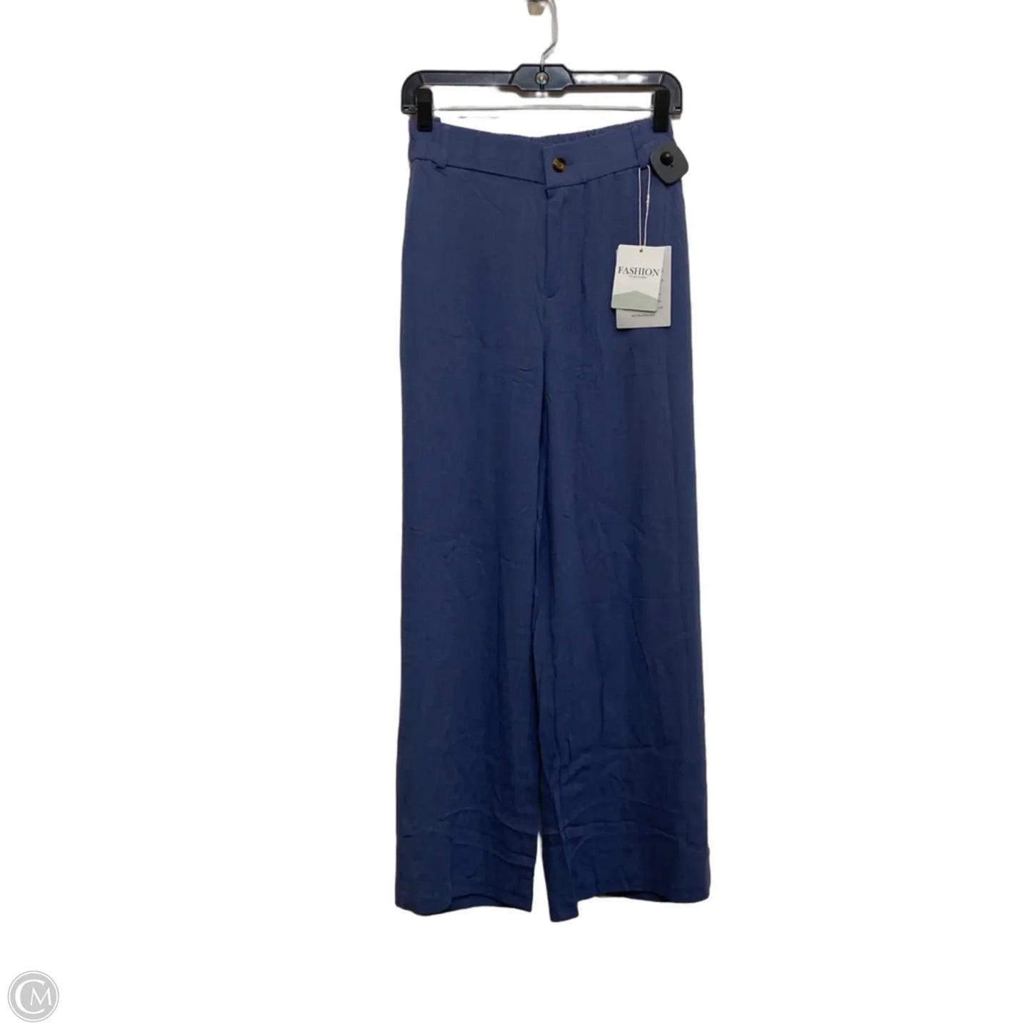 Pants Wide Leg By Fashion Clothing In Blue, Size: M