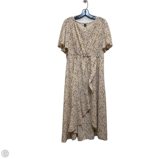 Dress Casual Midi By Shein In Pink, Size: 1x