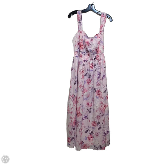 Dress Casual Maxi By Grace Karin In Pink & Purple, Size: 2x