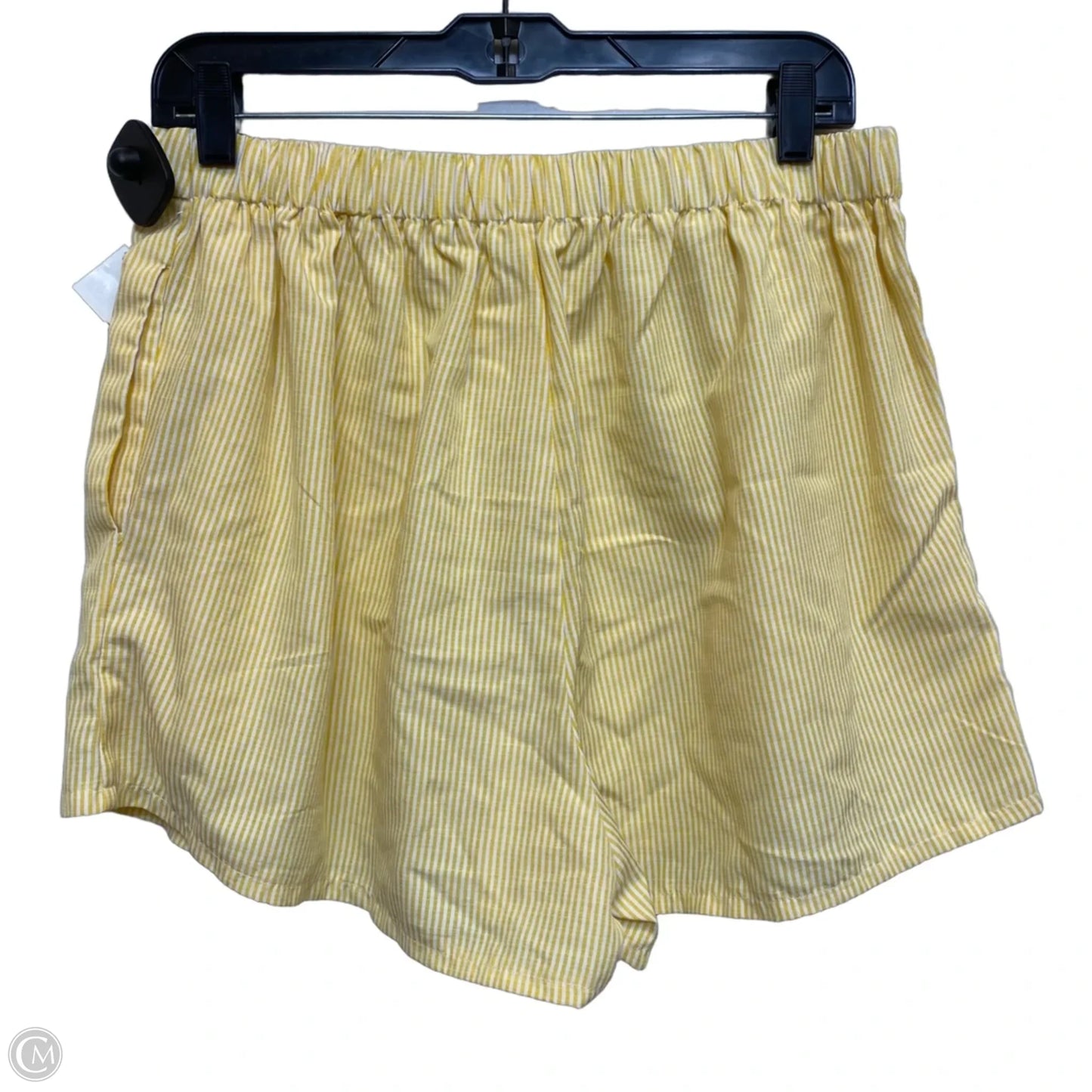 Shorts Set By Cmf In White & Yellow, Size: Xl