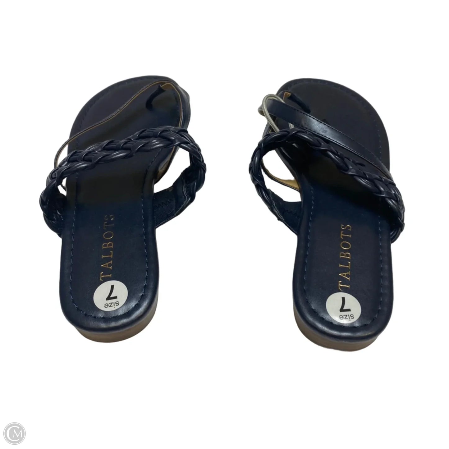 Sandals Flats By Talbots In Blue, Size: 7