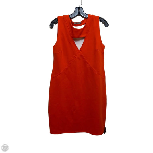 Dress Casual Short By Zara In Orange, Size: M