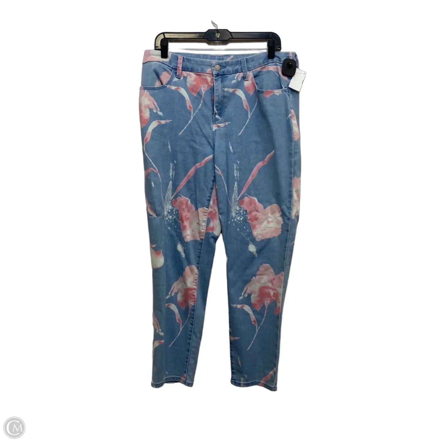 Jeans Skinny By Chicos In Blue Denim, Size: 12