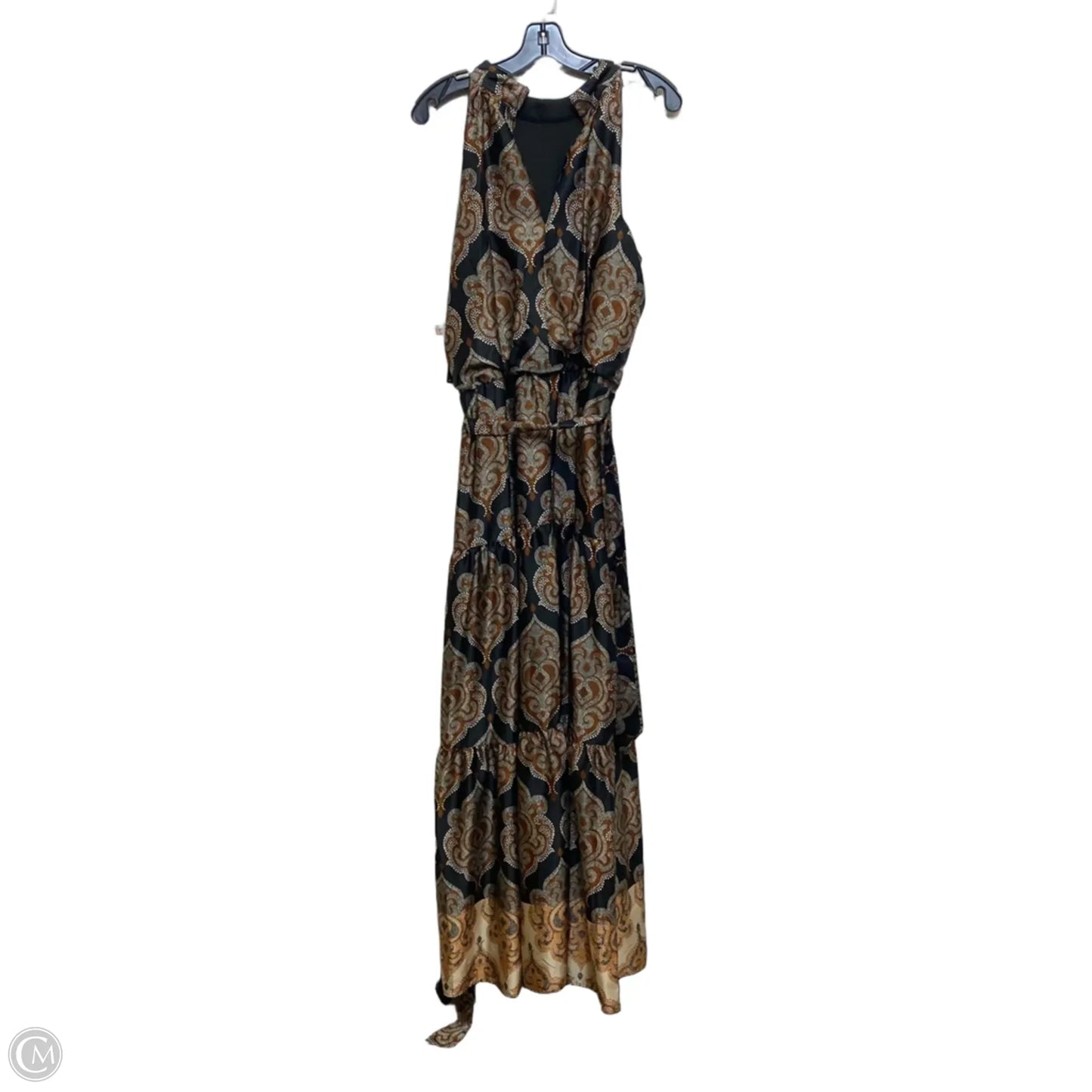 Dress Party Long By Julia Jordan In Black & Brown, Size: L
