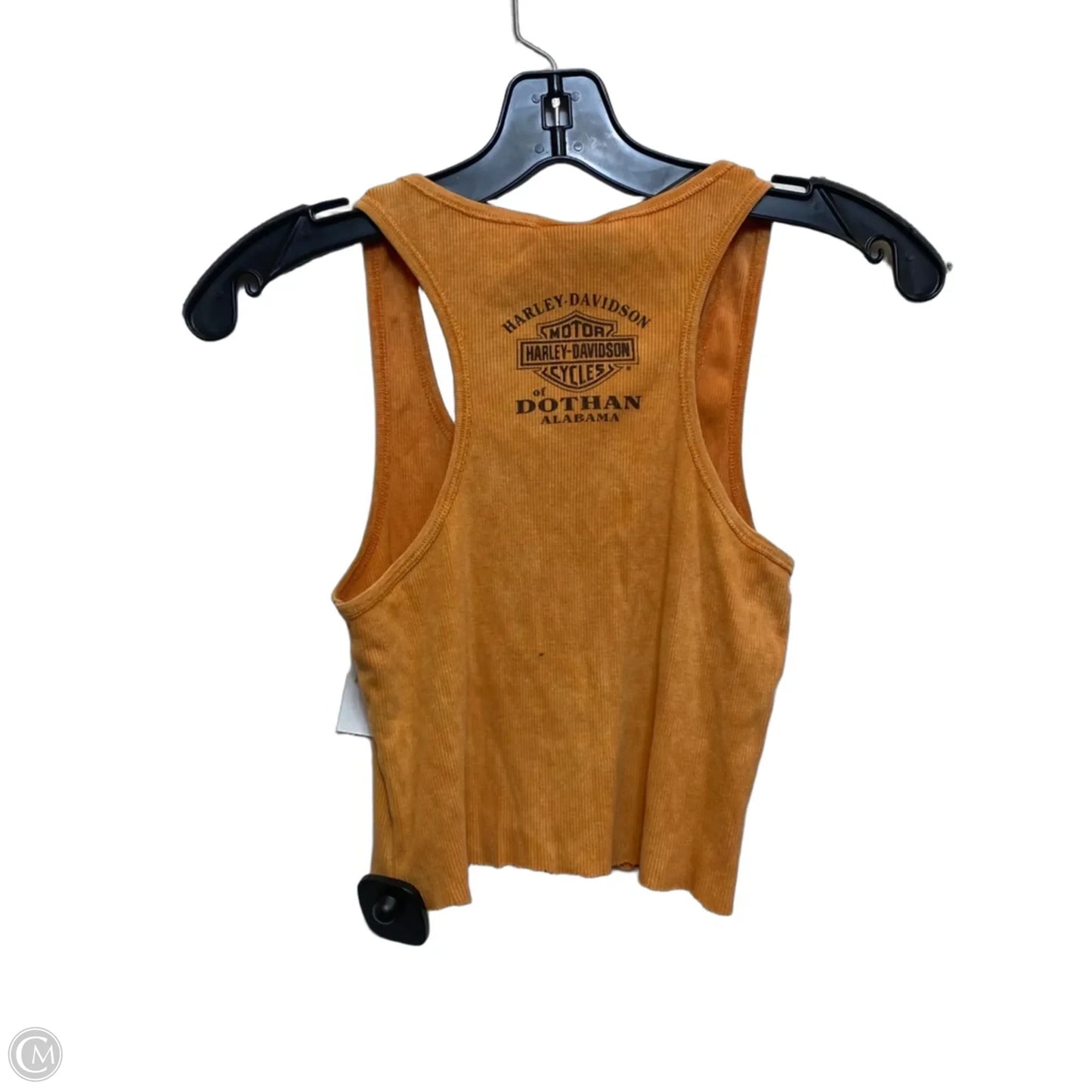Top Sleeveless By Harley Davidson In Orange, Size: M