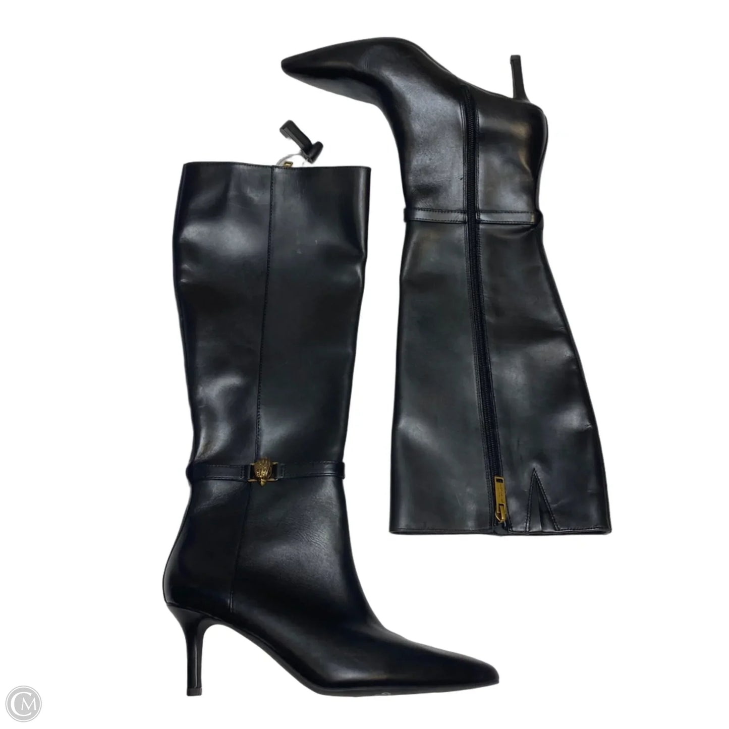 Boots Designer By Kurt Geiger In Black, Size: 6.5
