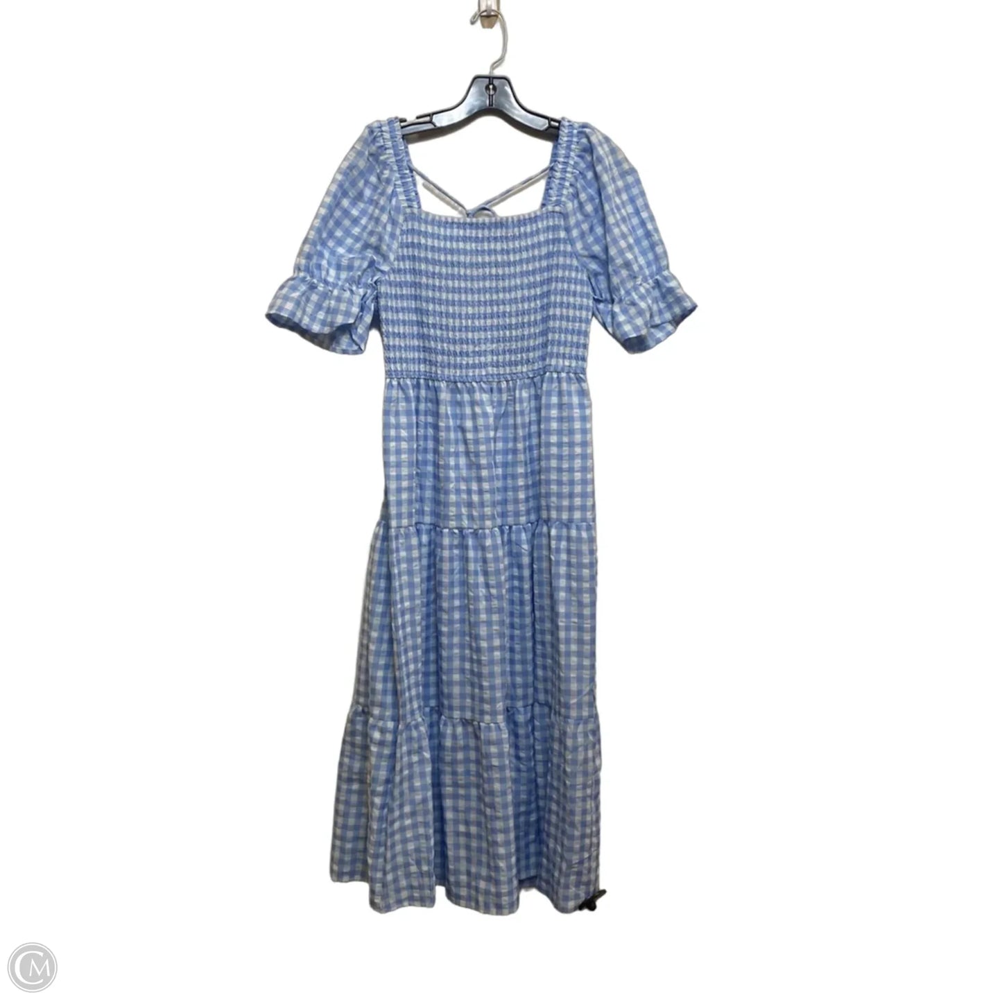 Dress Casual Maxi By Zesica In Blue & White, Size: M