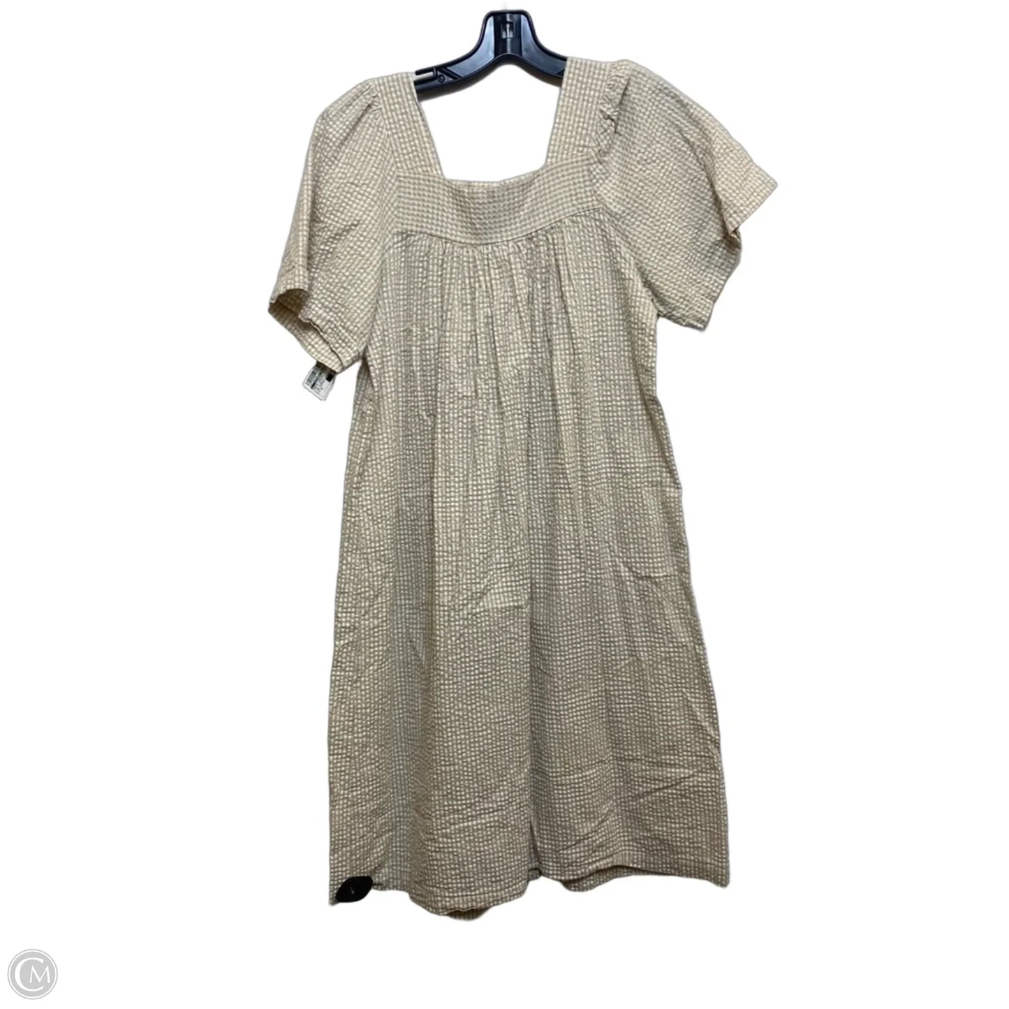 Dress Casual Short By The Vermont Country Store In Tan & White, Size: S