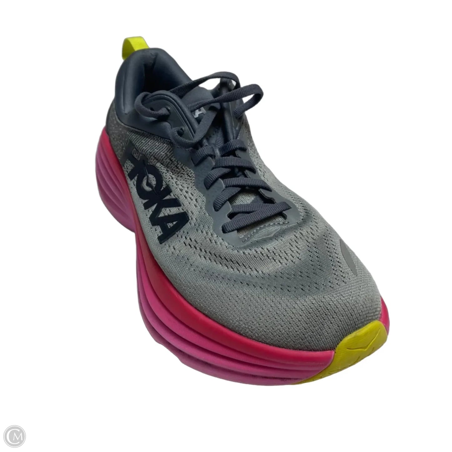 Shoes Athletic By Hoka In Grey & Pink, Size: 8