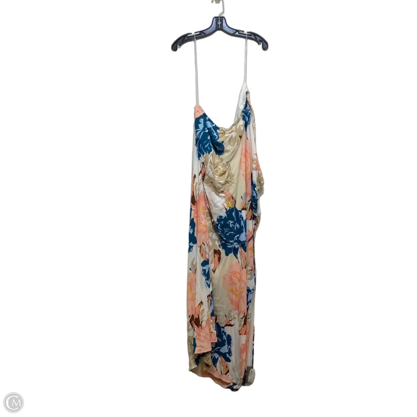 Dress Casual Maxi By Cato In Tan & White, Size: 3x