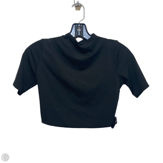 Top Short Sleeve By Nakedwardrobe In Black, Size: M