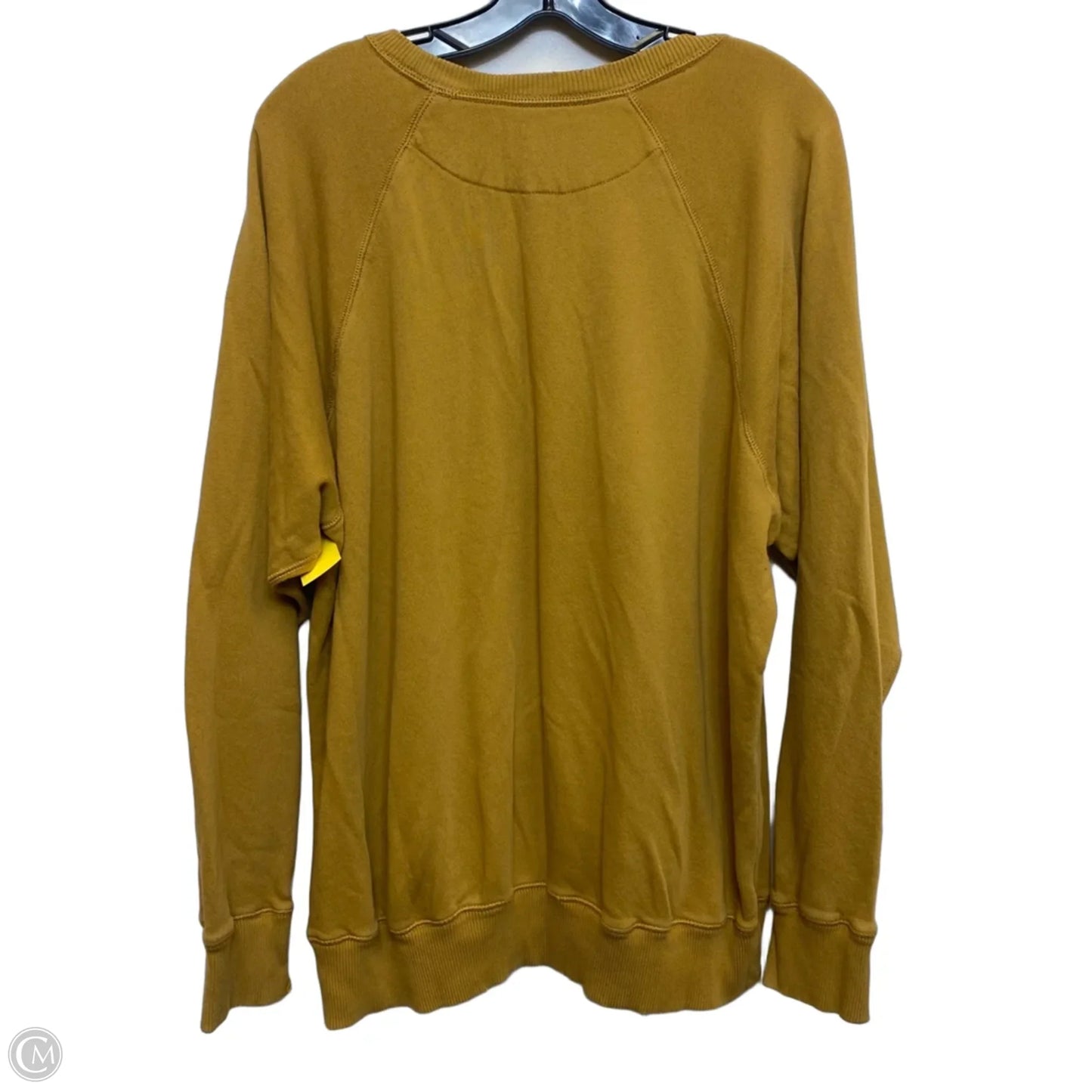 Sweatshirt Crewneck By Aerie In Yellow, Size: L
