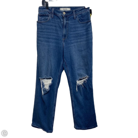 Jeans Boyfriend By Hollister In Blue Denim, Size: 6