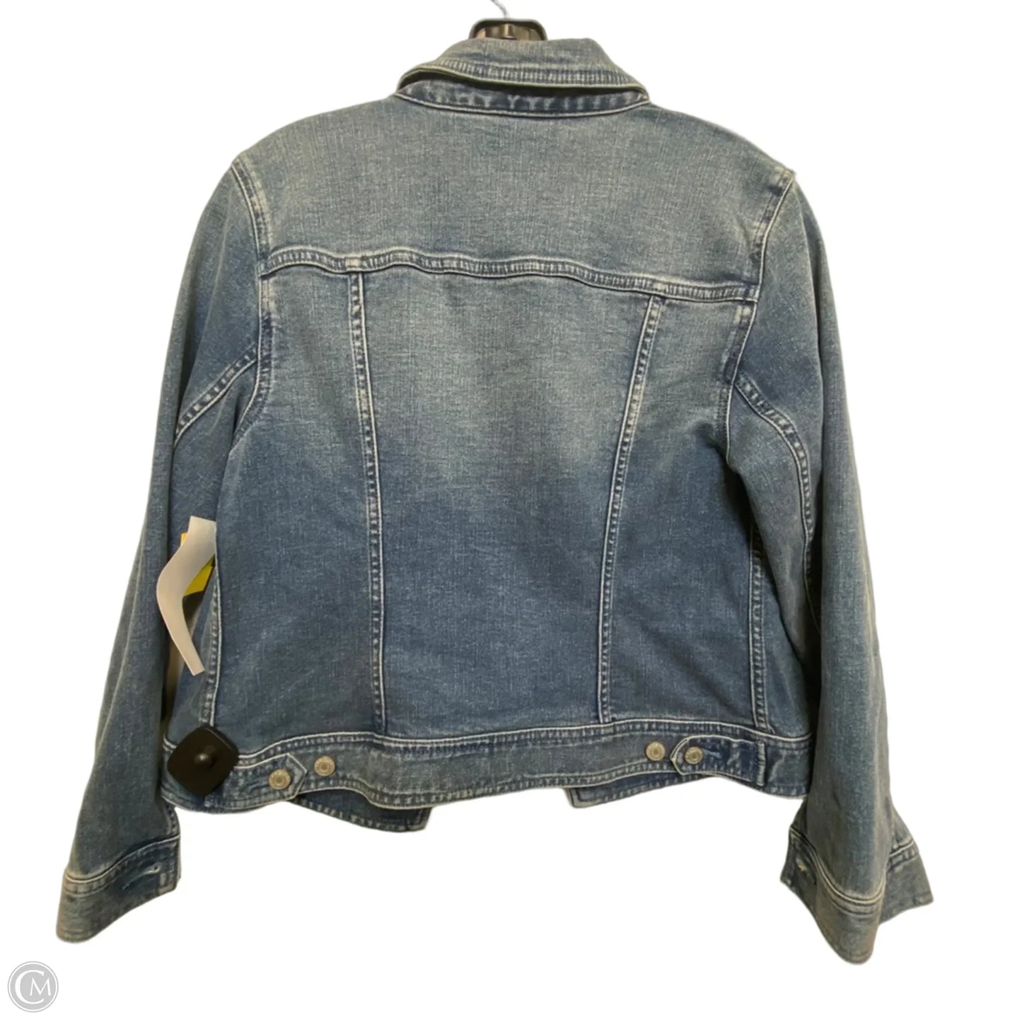 Jacket Denim By Talbots In Blue Denim, Size: Mp
