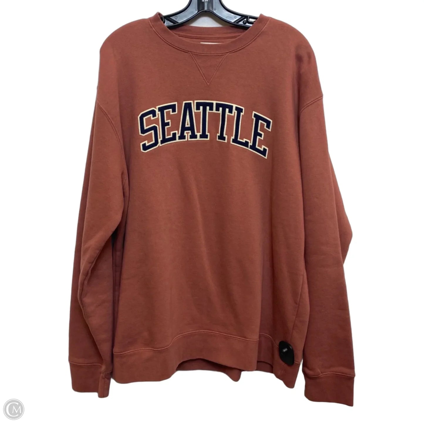 Sweatshirt Crewneck By Gear In Brown, Size: Xl