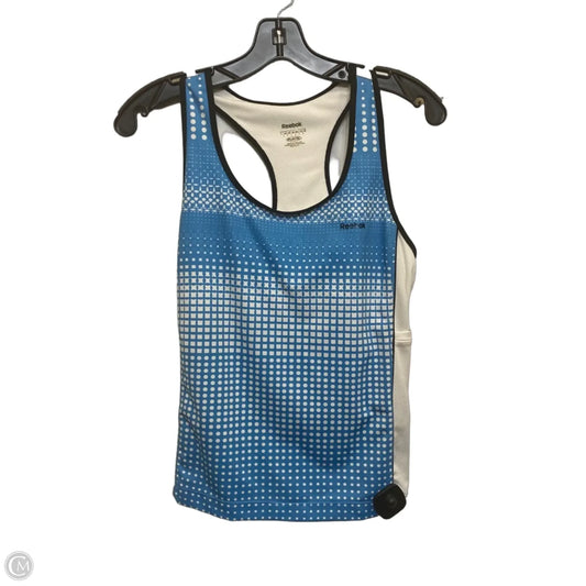 Athletic Tank Top By Reebok In Blue, Size: L