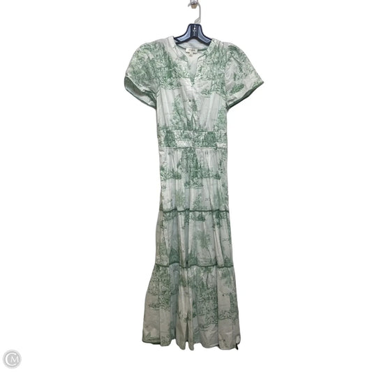 Dress Casual Maxi By Umgee In Green & White, Size: S