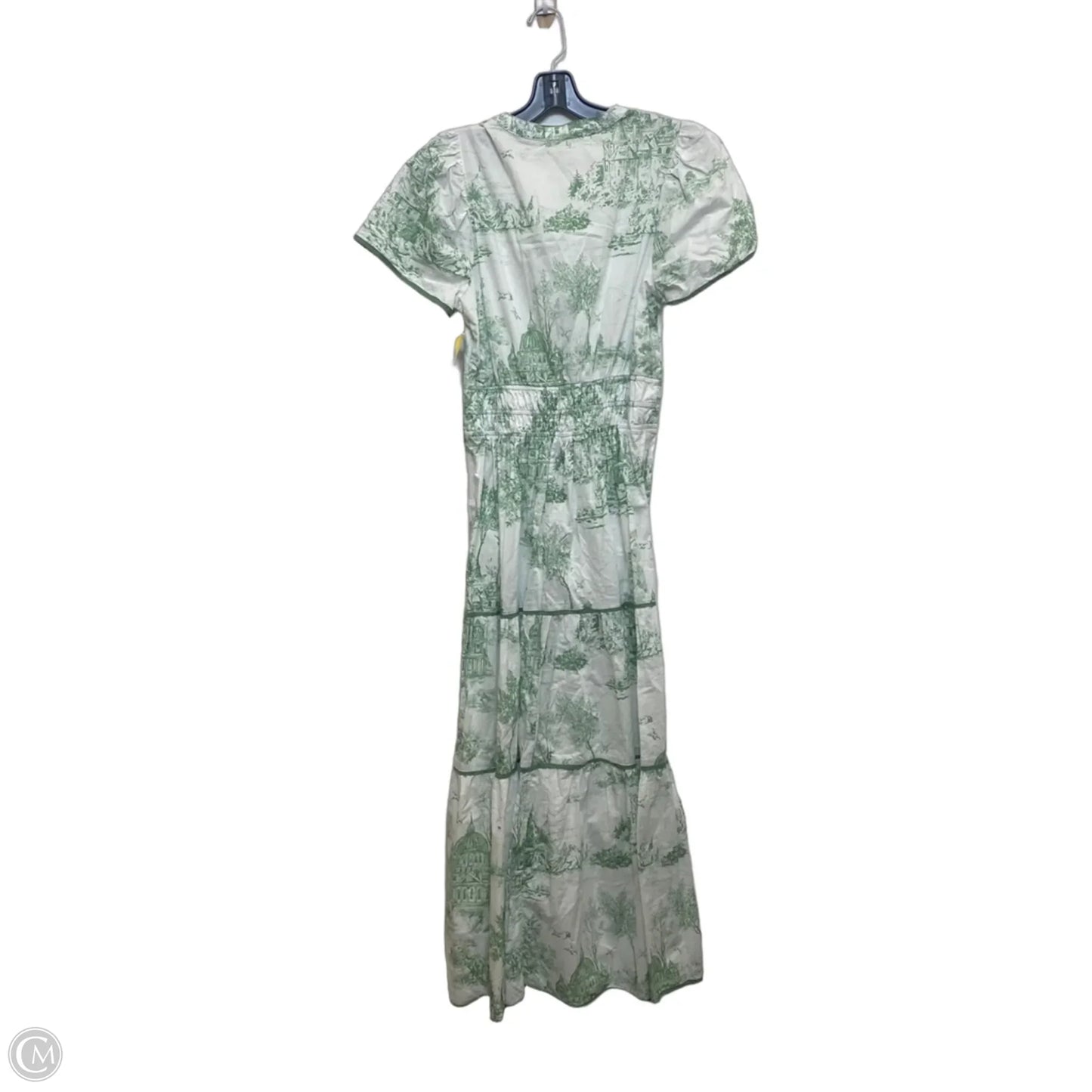Dress Casual Maxi By Umgee In Green & White, Size: S