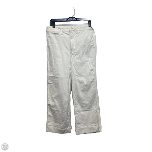 Pants Corduroy By Madewell In Cream, Size: 8