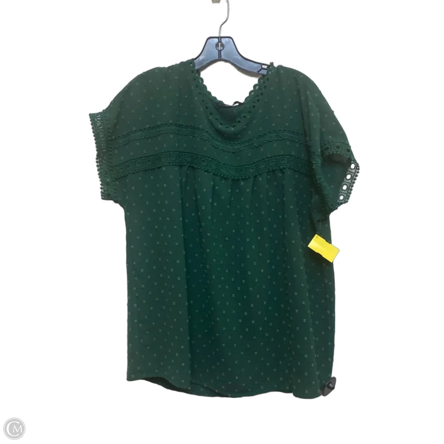 Top Short Sleeve By Dokotoo In Green, Size: Xl